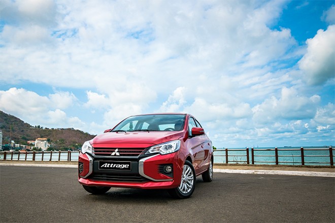 Mitsubishi Attrage tháng 5/2026: ưu đãi phiếu nhiên liệu kèm camera lùi, cập nhật giá bán mới nhất.
